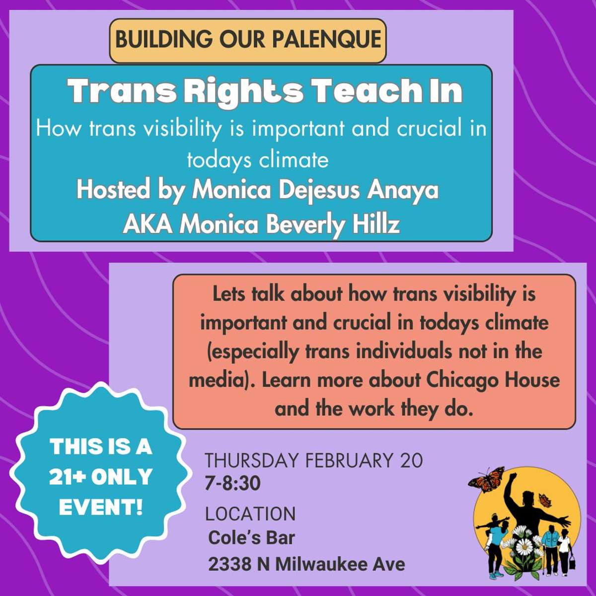 Trans Rights Teach In with Monica Beverly Hillz